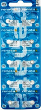 Renata 317  SR516SW 0% MERCURY Watch Batteries Box of 100 Exp. Date 09/2022