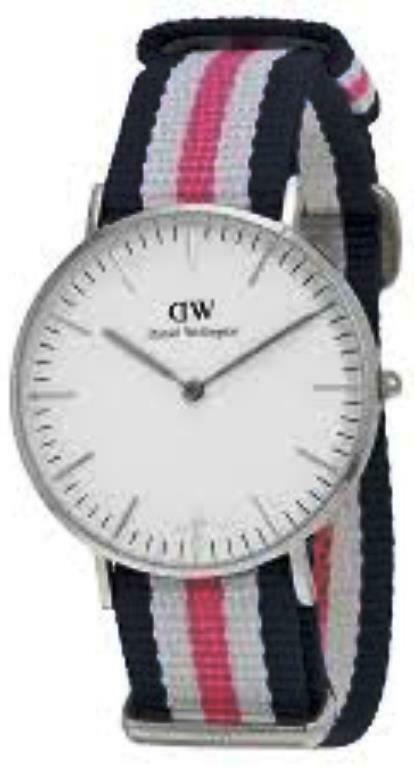 Daniel Wellington Women's 0605DW Southampton Watch Striped Band-Store Display