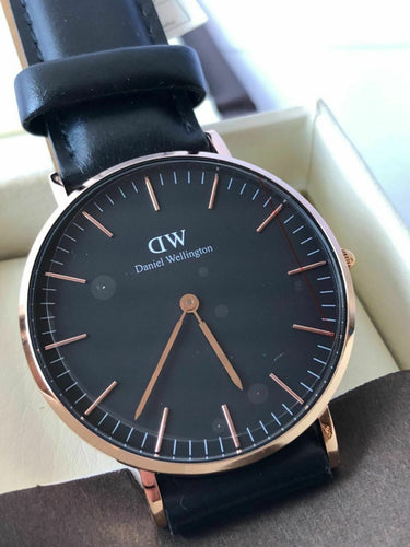 Brand New Daniel Wellington Classic Black Sheffield 36mm Leather DW00100139