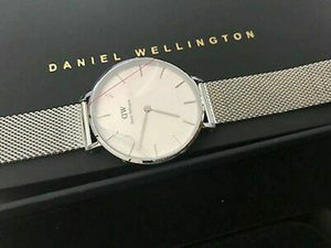 Daniel Wellington Petite Sterling Watch Silver Bracelet 32mm DW00100164 USA Ship