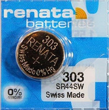Renata 303 175mAh 1.55V Silver Oxide Button Cell Battery - Watchbatteries