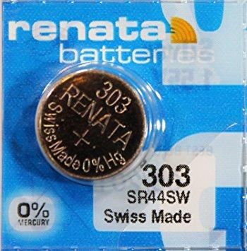 Renata 303 175mAh 1.55V Silver Oxide Button Cell Battery - Watchbatteries