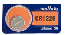 Murata (Replaces Sony) CR1220 40mAh 3V Lithium (LiMnO2) Coin Cell Watch Battery