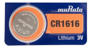 Murata (Replaces Sony) CR1616 60mAh 3V Lithium (LiMnO2) Coin Cell Watch Battery