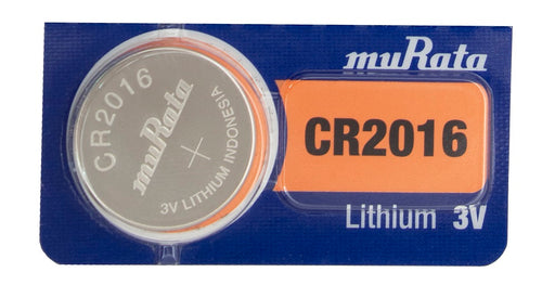 Murata (Replaces Sony) CR2016 90mAh 3V Lithium (LiMNO2) Coin Cell Battery