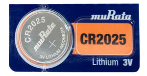 Murata (Replaces Sony) CR2025 160mAh 3V Lithium (LiMnO2) Coin Cell Watch Battery