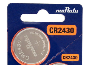 Murata (Replaces Sony) CR2430 280mAh 3V Lithium (LiMnO2) Coin Cell Watch Battery