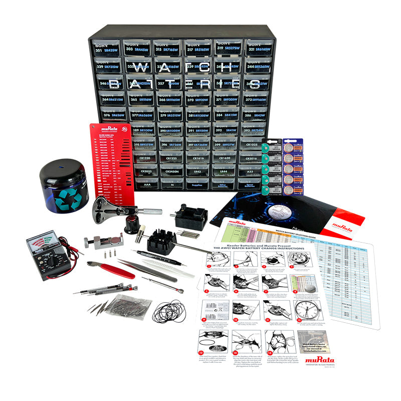 Murata Deluxe Watch Battery Starter Kit