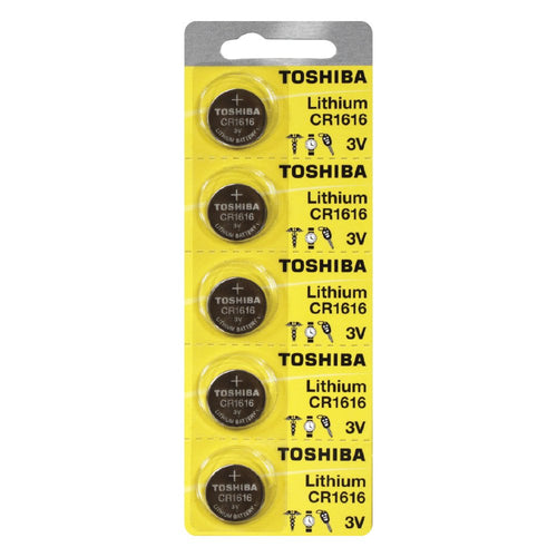 Toshiba CR1616  3 Volt Lithium Battery ( 5 Pack)