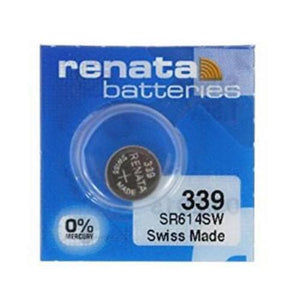 Renata 339 11mAh 1.55V Silver Oxide Coin Cell Battery - Watchbatteries