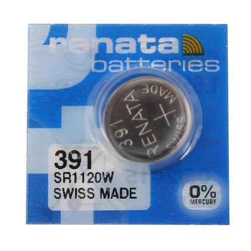 Renata 391 50mAh 1.55V Silver Oxide Coin Cell Battery - Watchbatteries