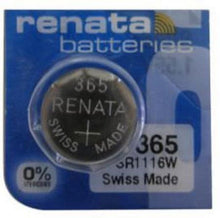 Renata 365 47mAh 1.55V Silver Oxide Coin Cell Battery - Watchbatteries