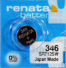Renata 346 10mAh 1.55V Silver Oxide Coin Cell Battery - Watchbatteries