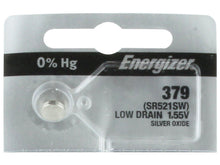 Energizer 379 Silver Oxide Coin Cell Batteries 1.55Volt SR521SW - Watchbatteries