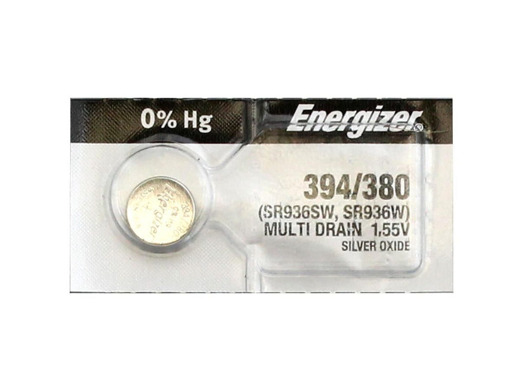 Energizer 394 (SR936W)  Silver Oxide Coin Cell Batteries - Watchbatteries