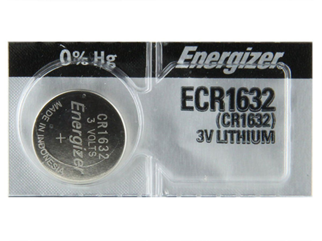 Energizer CR1632 Lithium Coin Cell Batteries 3V - Watchbatteries