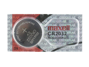 Maxell CR2032 150mAh 3V Lithium (LiMNO2) Coin Cell Battery