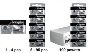 Energizer 364/363 Silver Oxide Coin Cell Batteries 1.55V SR621SW - Watchbatteries