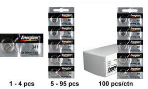 Energizer 341TZ Silver Oxide Coin Cell Batteries 1.55V - Watchbatteries