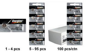 Energizer 329 Silver Oxide Coin Cell Batteries 1.55Volts - Watchbatteries