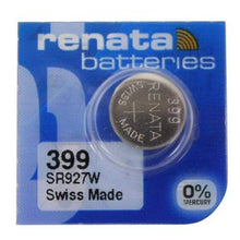 Renata 399 55mAh 1.55V Silver Oxide Coin Cell Battery - Watchbatteries
