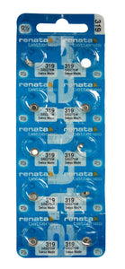 Renata 319 21mAh 1.55V Silver Oxide Coin Cell Battery - Watchbatteries