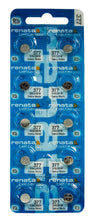 Renata 377 28mAh 1.55V Silver Oxide Coin Cell Battery - Watchbatteries