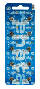 Renata 393 80mAh 1.55V Silver Oxide Coin Cell Battery - Watchbatteries