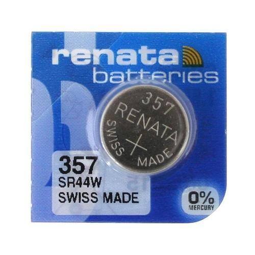 Renata 357 (76A) 160mAh 1.55V Silver Oxide Coin Cell Battery - Watchbatteries